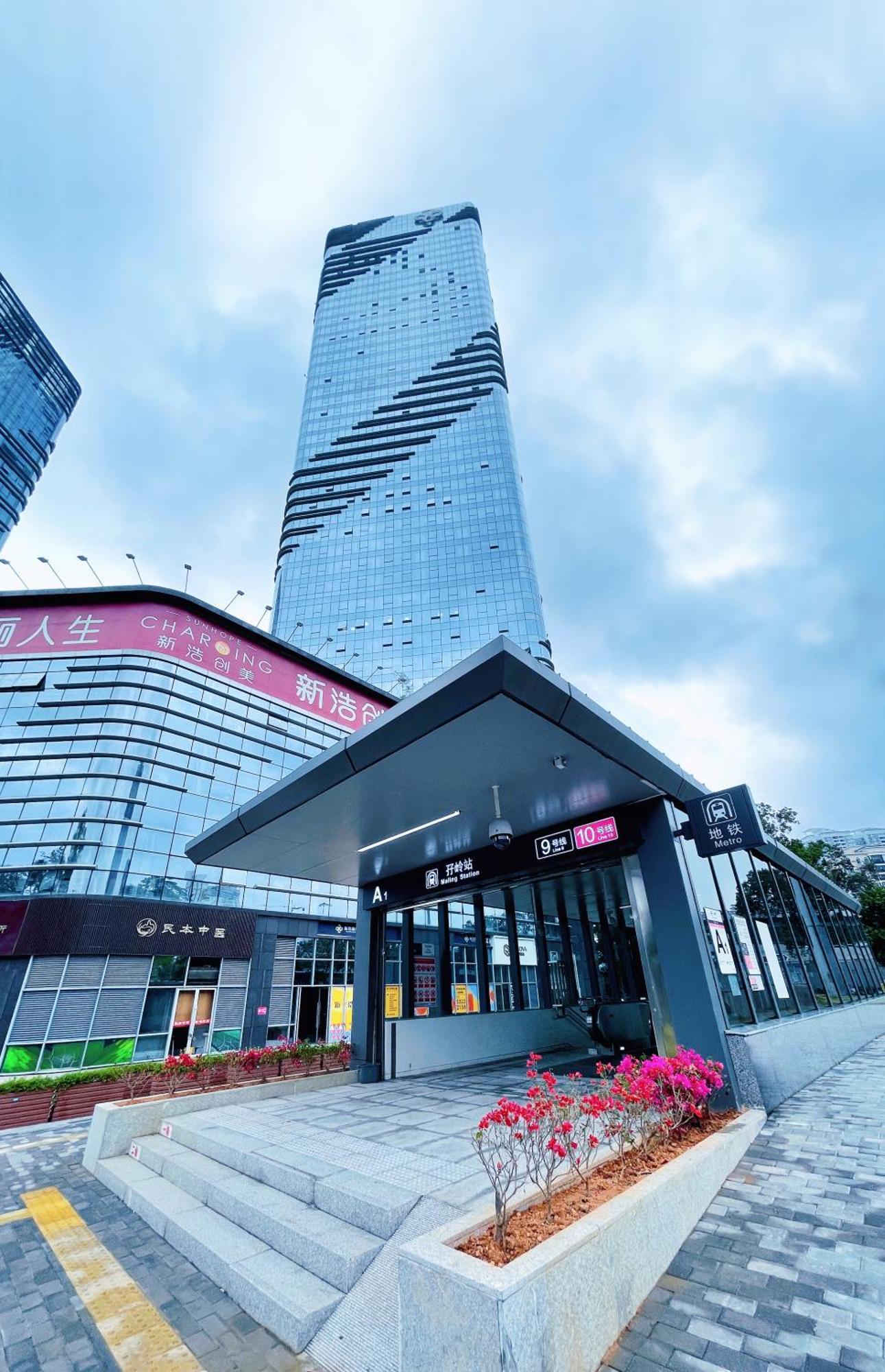 Golden Central Hotel Serviced Residence-Xin Hao E Du Шэньчжэнь Экстерьер фото